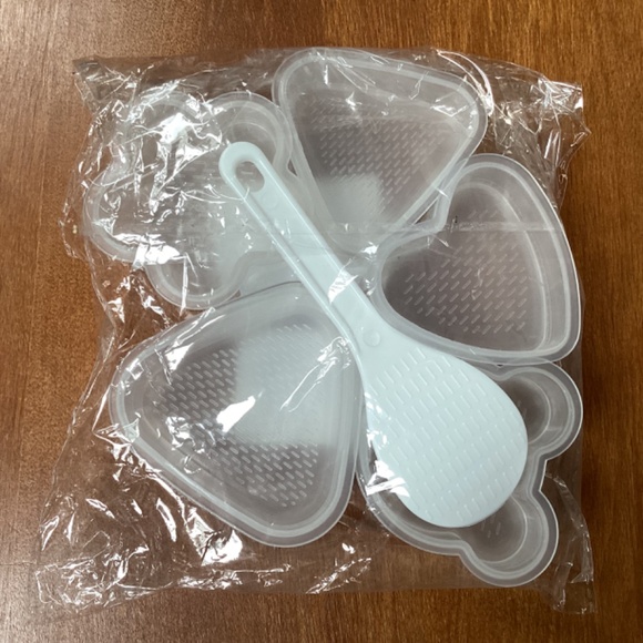 Sushi/Rice Roll Mold Transparent 5 Piece Set + Rice Spoon New - Picture 2 of 5